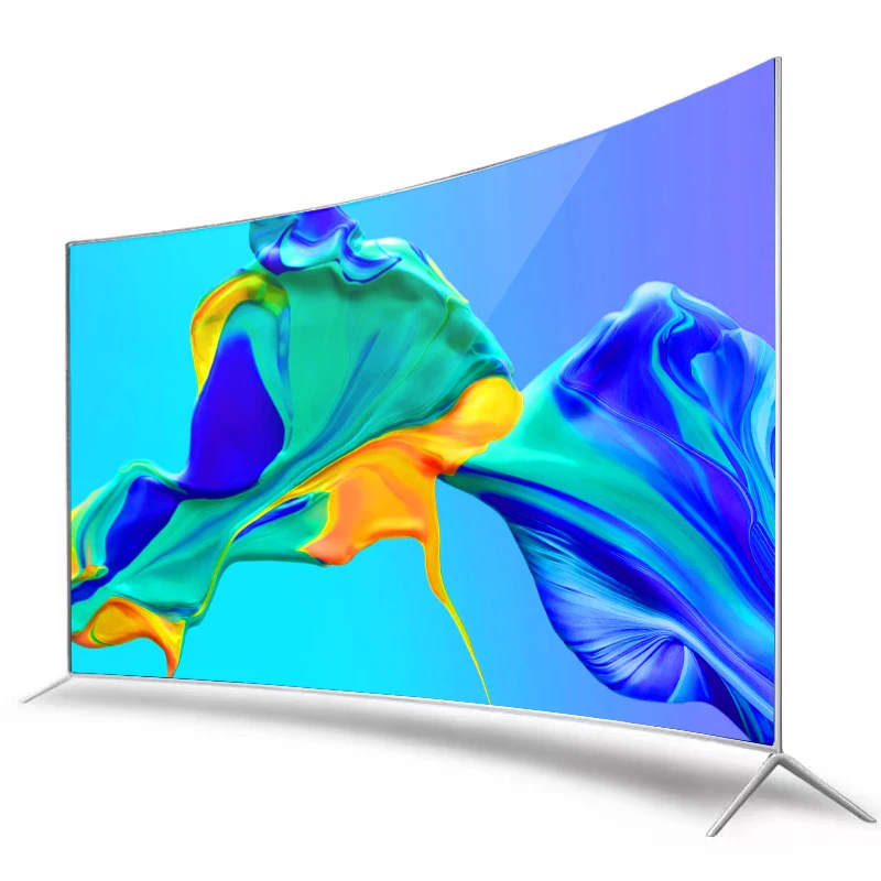 Wholesale Metal Frame 4k Uhd Led Tv Curve 55 Inch Smart Television Tv