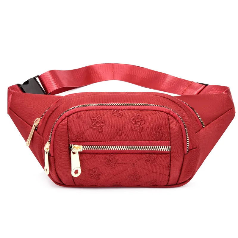 Женская однотонная нейлоновая сумка-мессенджер