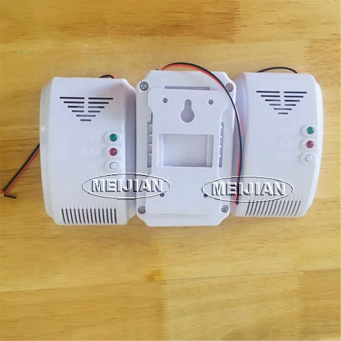 Wired 12V network electrovalve and fan control lpg natural gas sensor leak detector
