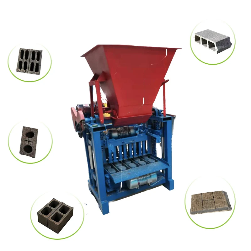 Peru Hot Using Semi Automatic Concrete Cement Brick Hollow Solid Pavement Producing Machine Price