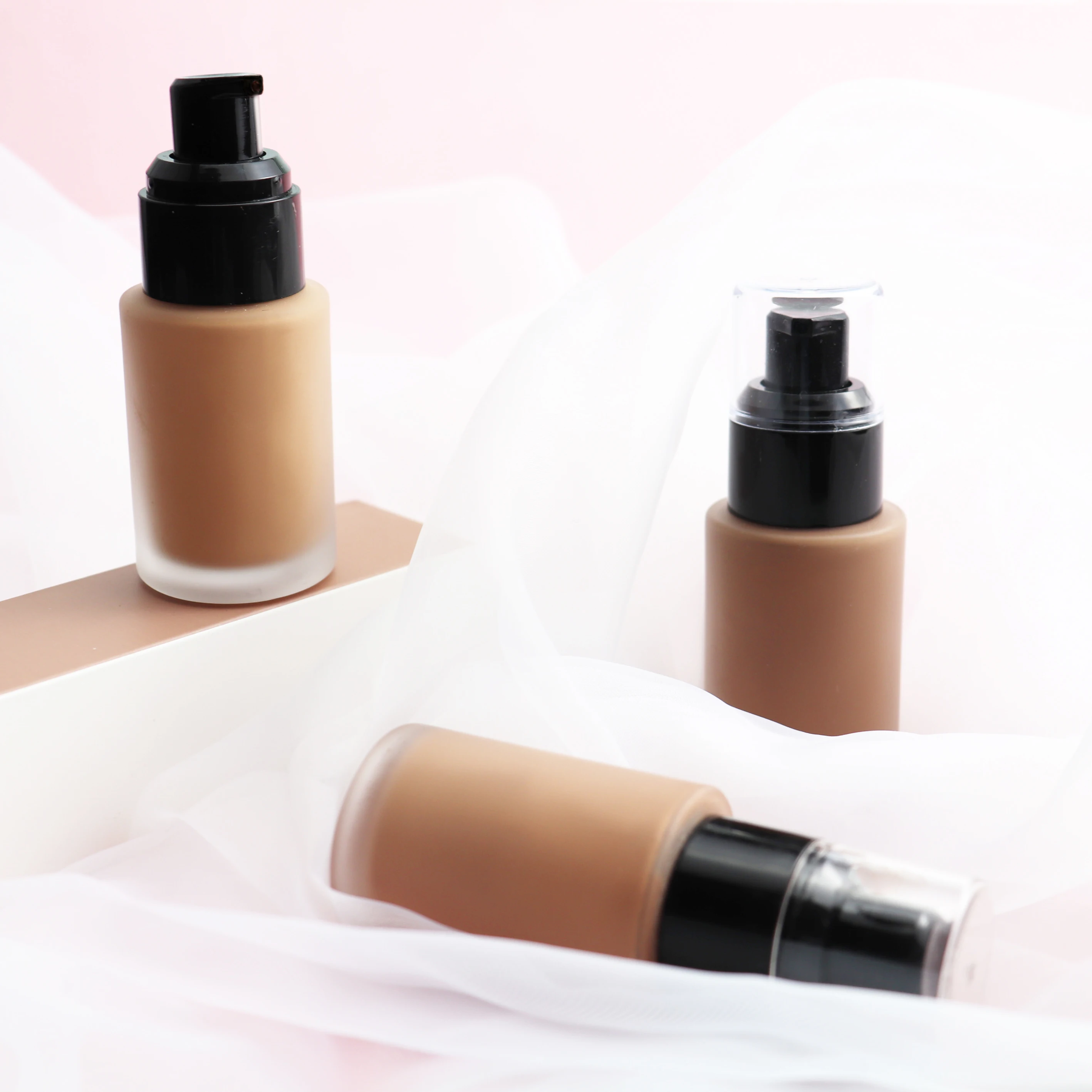 Wholesale Custom Formula Makeup Foundation No Brand Full Coverage Foundation Dark Skin