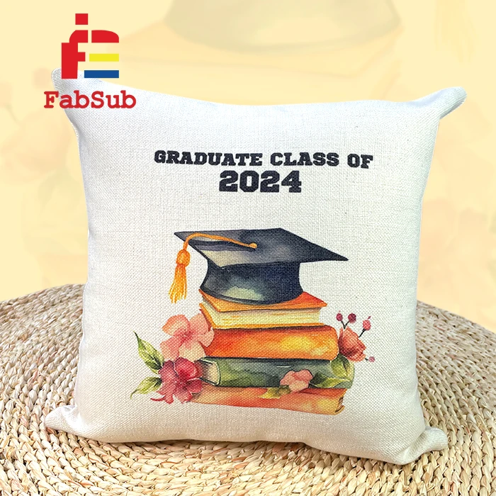 High Quality Sublimation Linen Blanks Pillow Cover 40X40cm Home Decoration Sublimation Pillow Cases for Custom Printing