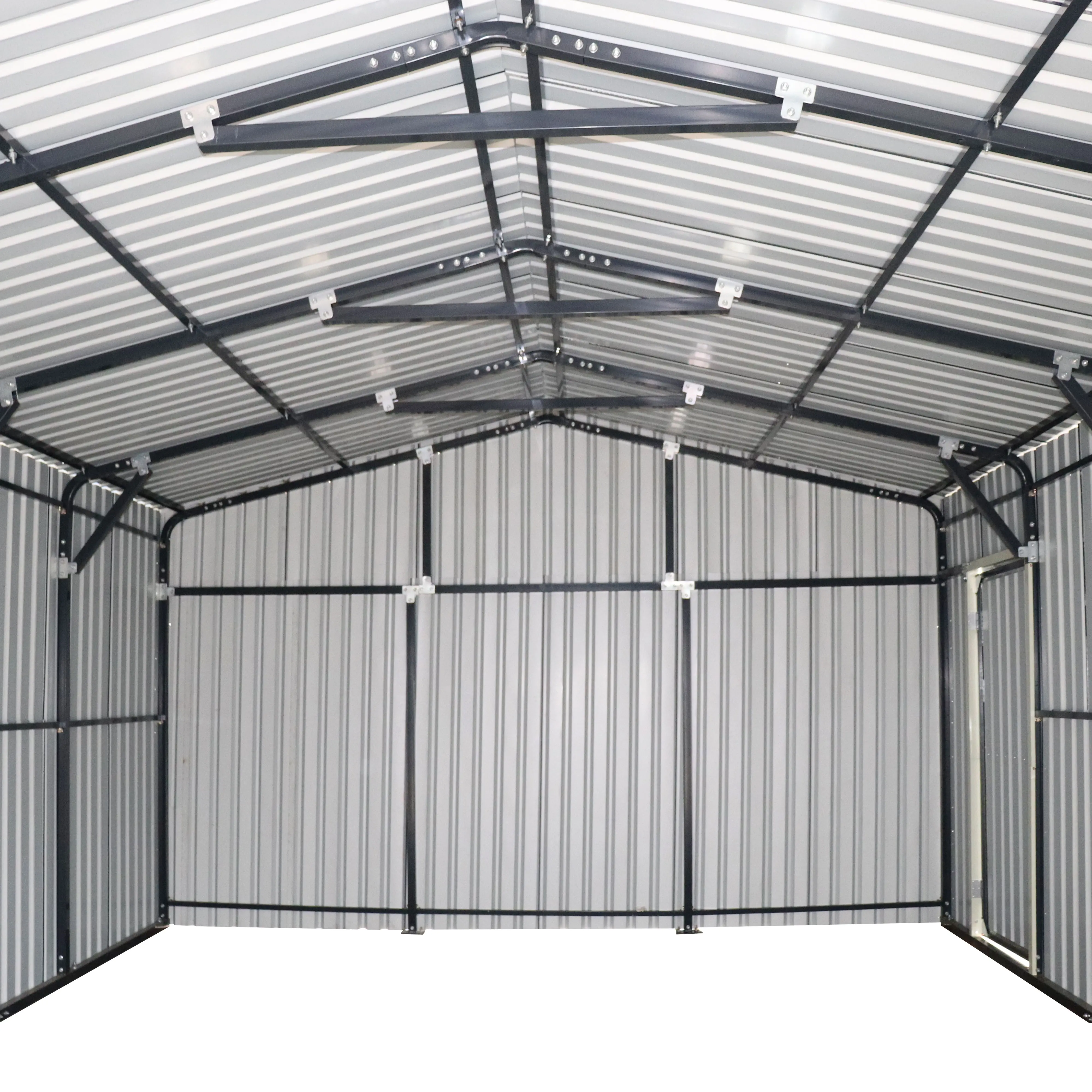 Made in China Factory Price Steel Structure Metal Carport Removable Garages for Car Parking