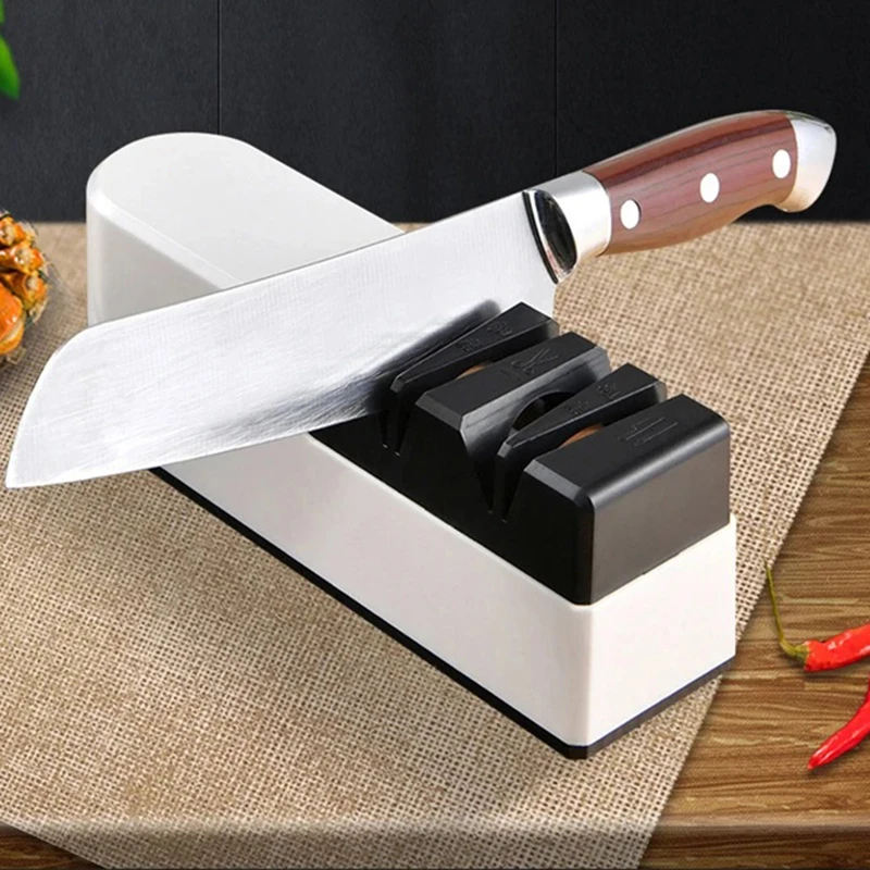4 in 1 USB Charging Logo Custom Electric Knife Sharpening Machine Electric Knife Sharpener