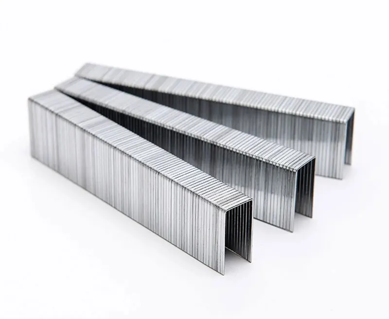 21-Gauge Galvanized Steel U-Type Staple Pin 8004 Smooth Shank Sofa 80 Staple Iron Brad Nail for Roofing