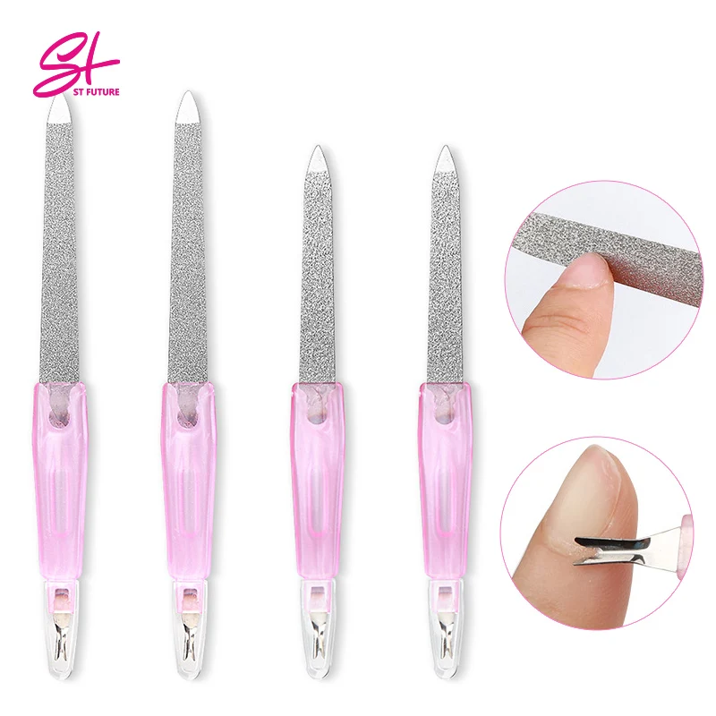 ST FUTURE wholesale 100 180 Grit Zebra Nail File Professional Manicure Tool Custom Logo Nail File