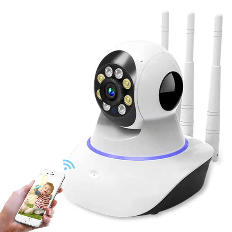 QZT wifi ip camera wireless night vision baby monitor indoor security camera