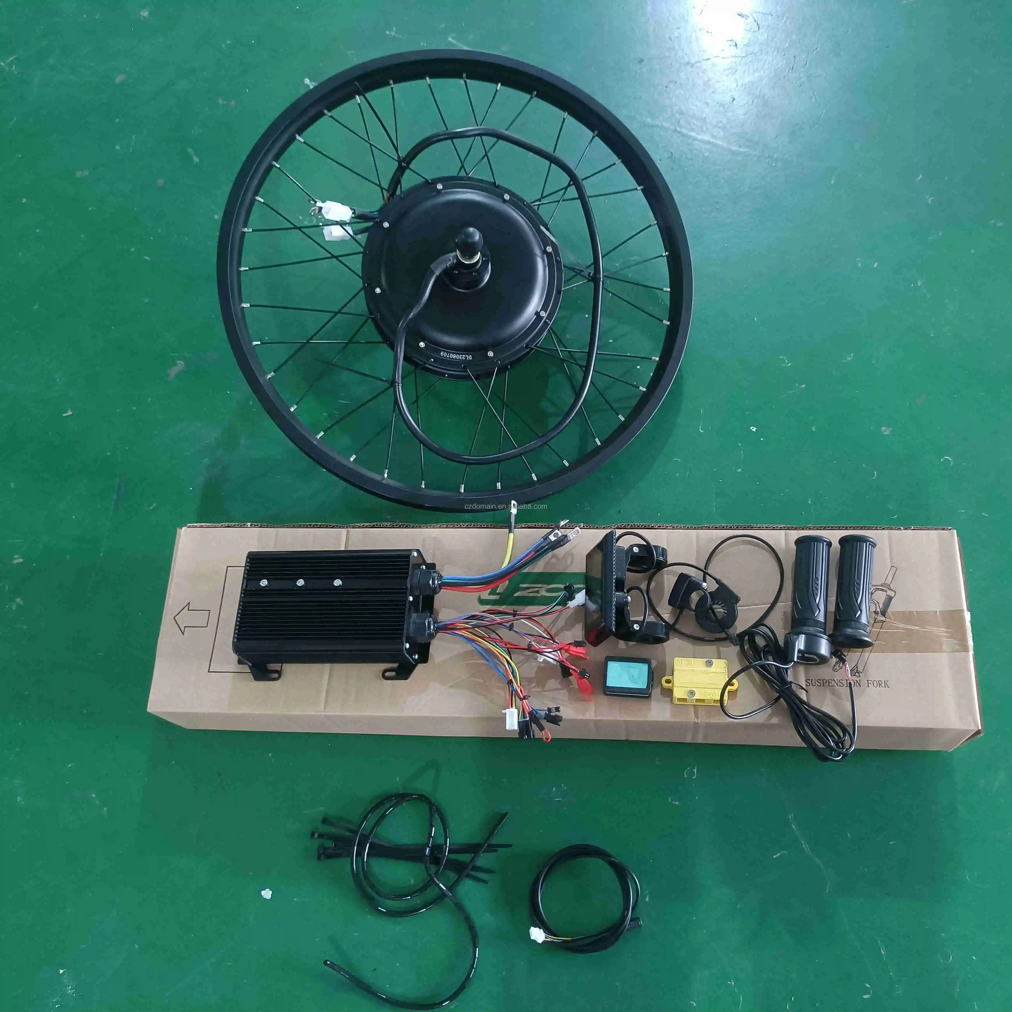 50kmh Fast Speed 26' 27.5' MTX Rim Rear Electric Bicycle Motor 1500w 2000w Ebike Conversion Kit