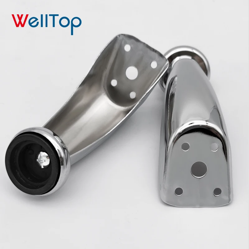 vt-03.125 New Design Sofa Leg Furniture Hardware Replacement Feet Furniture Cast Iron Legs Chrome Legs