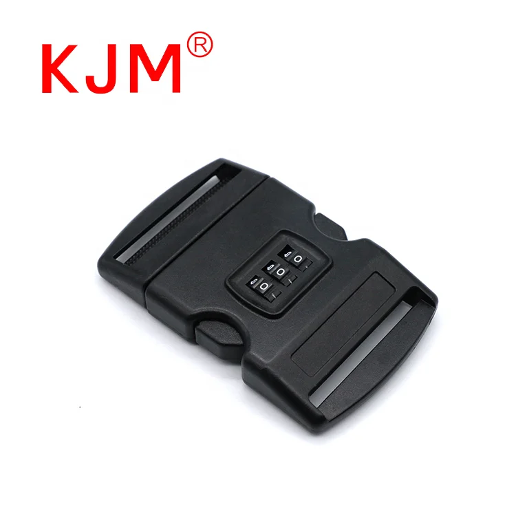 Customized 2 Inch Quick Release Coded Lock Buckle for Luggage Belt Bag Strap