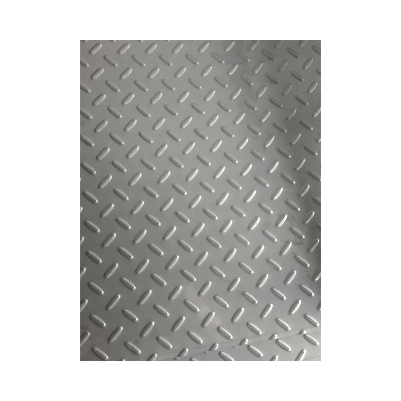 304 Steel 3mm 4mm 5mm 6mm 8mm Metal Checkered Laminate Embossing Plate Ramp Cover for Elevator