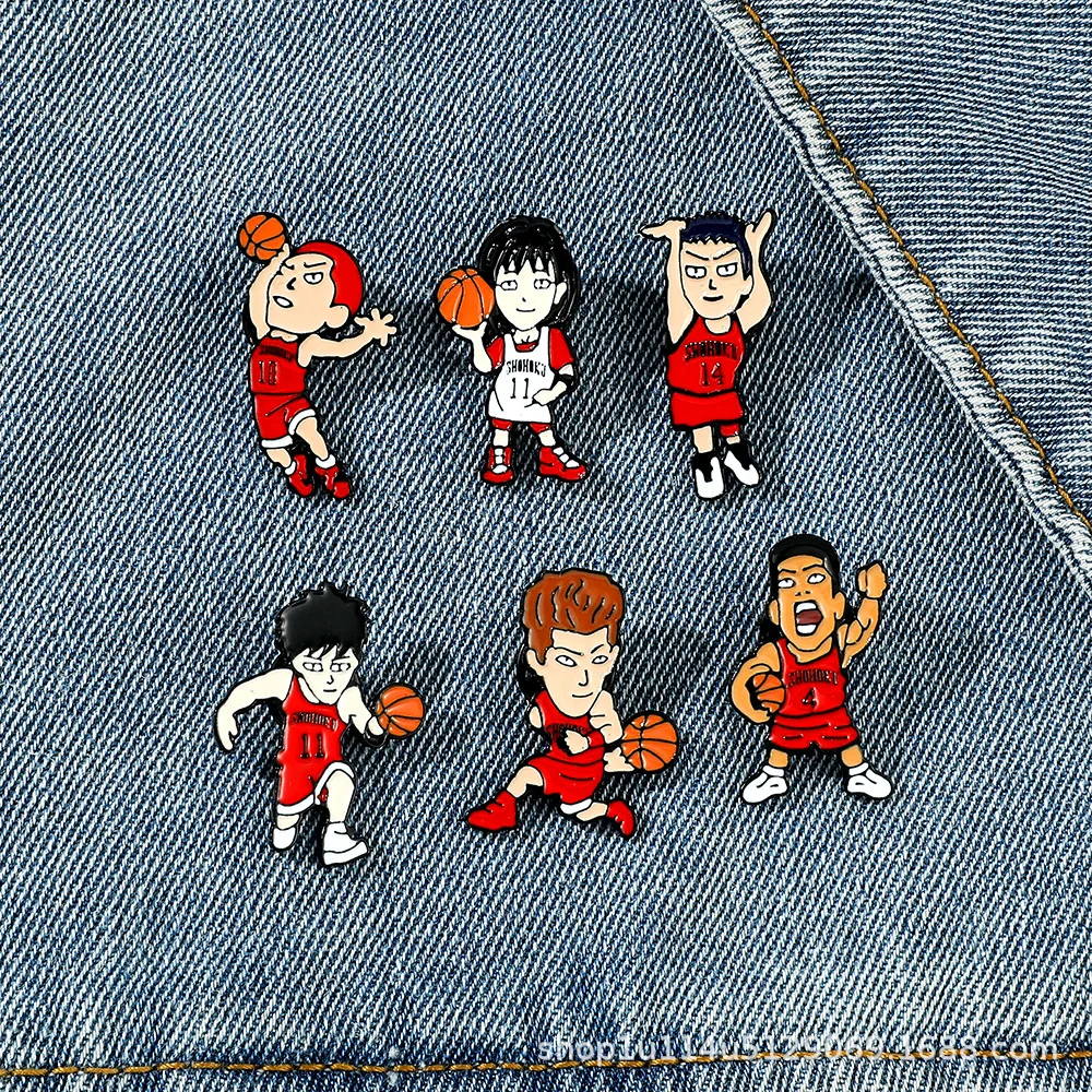 Wholesale Manufacturer basketball hat pins Metal Crafts Custom Logo sports Hat Enamel Pins For Caps