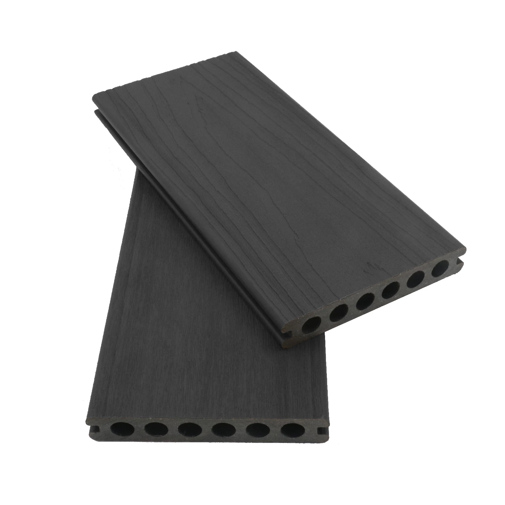 China Manufacturer High Quality Deep Grey WPC Decking 3D Wood Grain Composite Decking Swimming Pool Garden Terrace WPC flooring