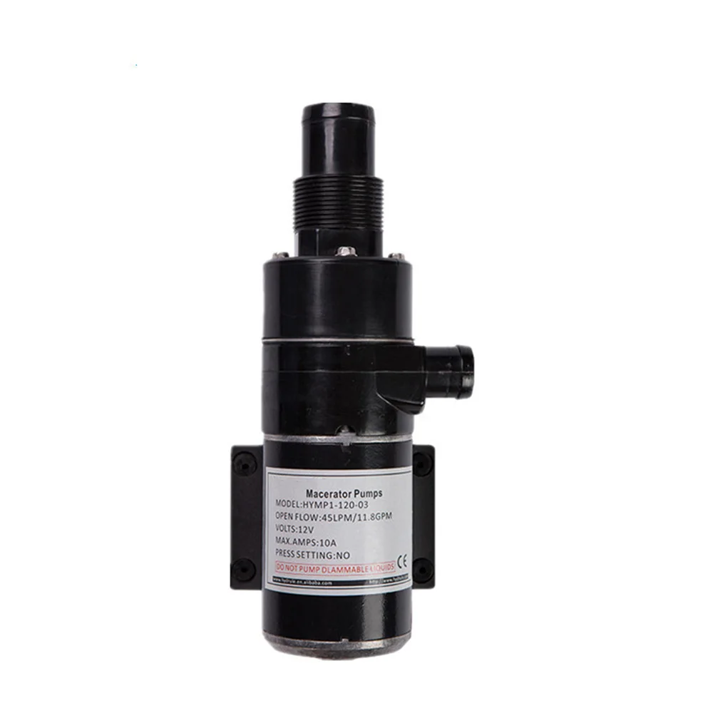 TOOFLO 12V/24V DC 49.2 L high flow macerator pumps /sewage pump/macerator pump toilet marine
