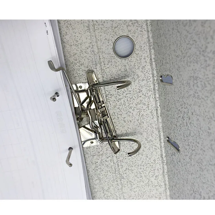 Metal clip hard executive file folder