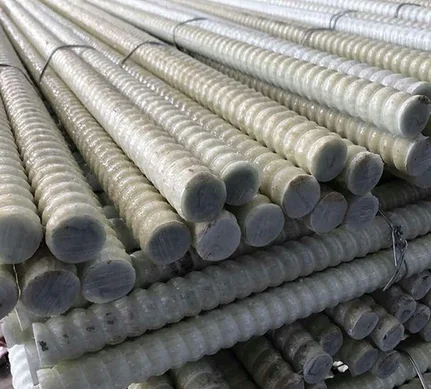 FRP GRP Fiberglass Rebar China Manufacturer Corrosion Resistant and Flexible GFRP Rebar