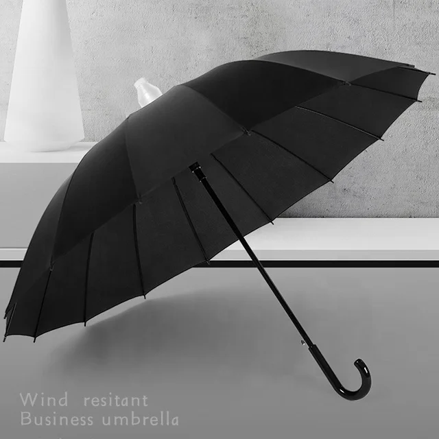 Supplier Manufacturer Wholesale Large Windproof And Moistureproof Luxury Promotional Brand Custom Advertising Straight Umbrella