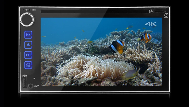 DVD full screen touch 6.2 inch car player reversing rear view multimedia audio car TV-car dvd player-subwoofer