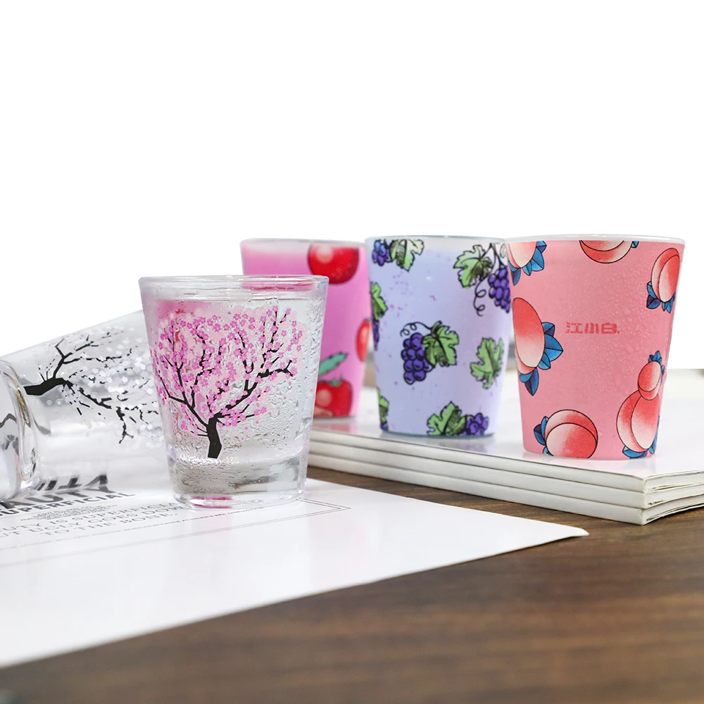 Drinking beer cup restaurant  wholesale colored custom black bar coloured pink glassware