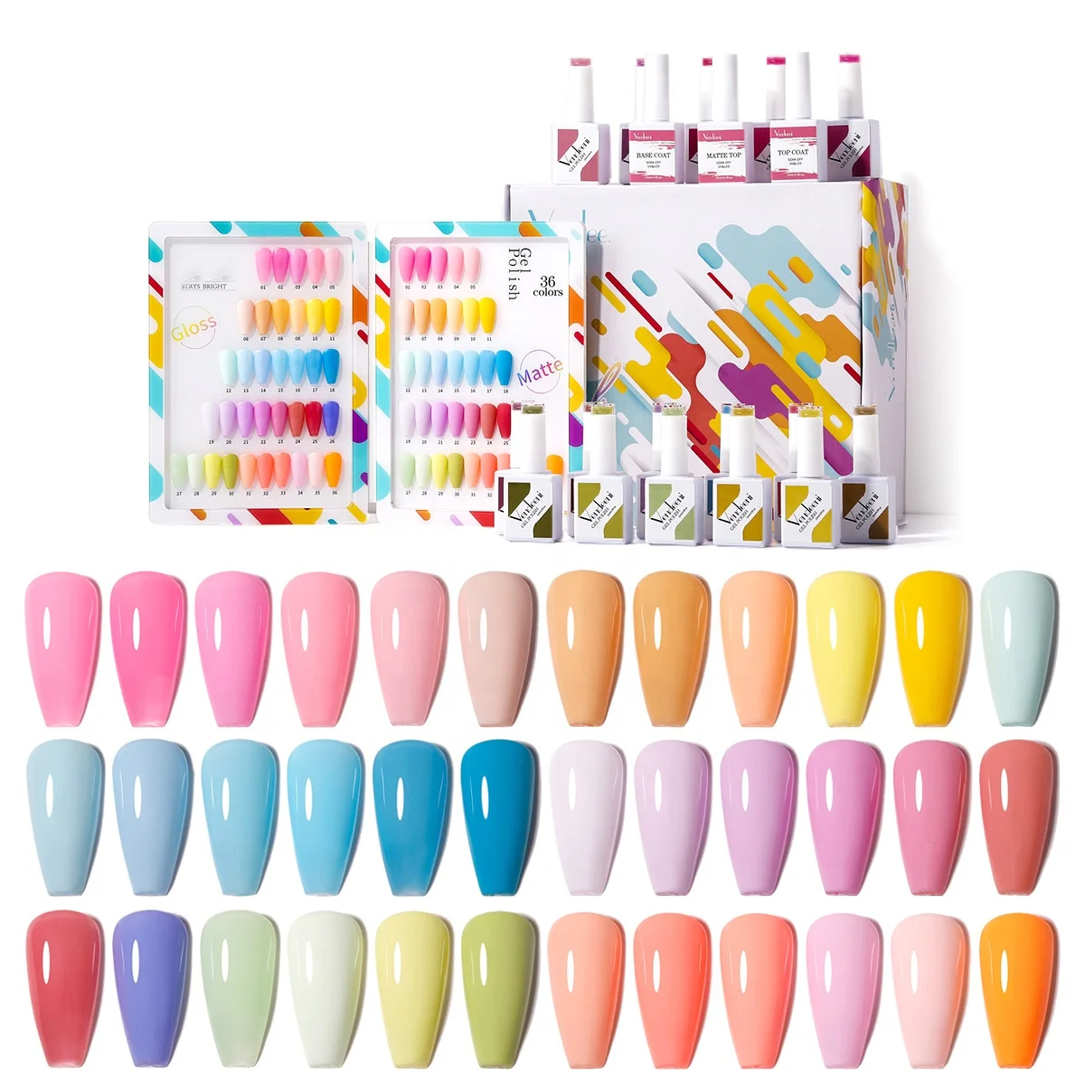 36 Thermo Color 15Ml Open Shop Set Autumn/Winter Nail Salon Gel Nail Polish Glue Set