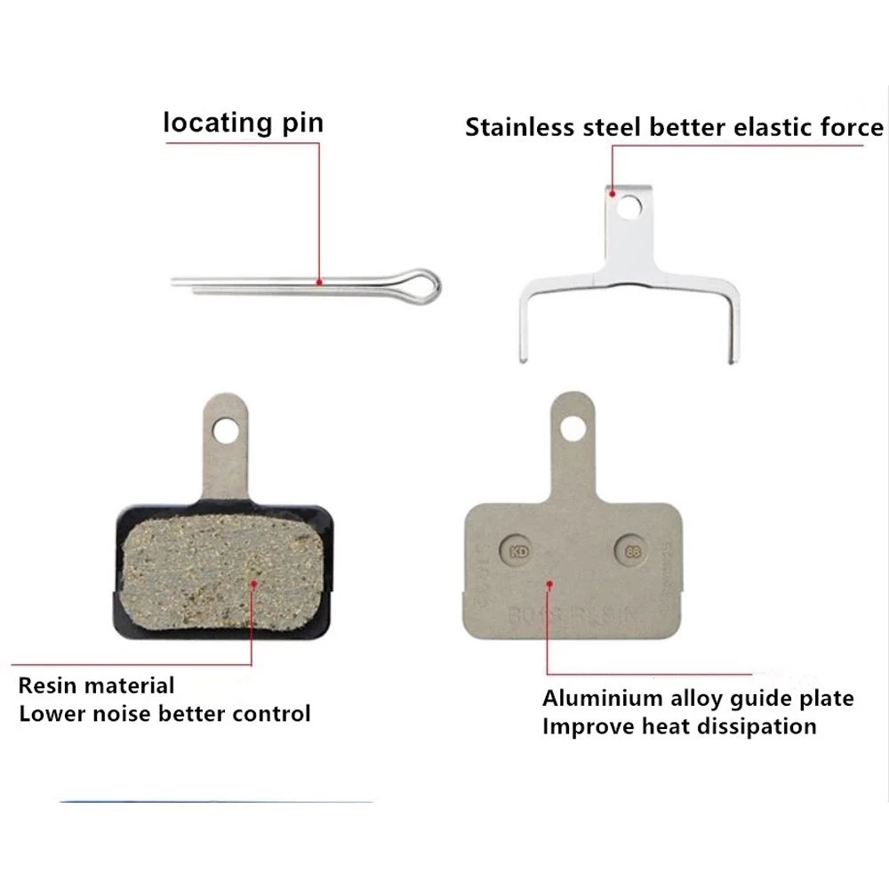 Shimano B01S Resin Pad Bicycle Disc Brake Pads for Shimano MT200 M355 M395 M396 M416 M445 M446 M447 M465 M475 M485 M495 M525