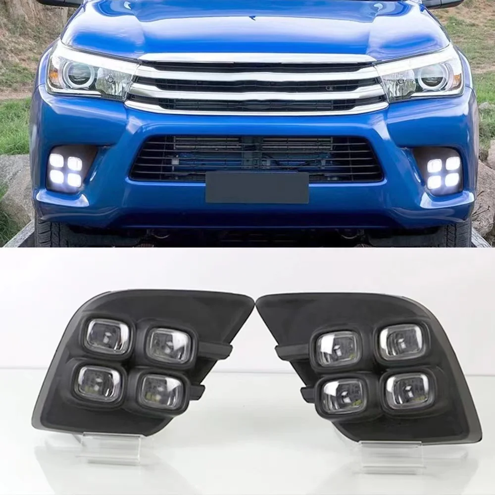 LED Fog Lamp for Hilux Revo daytime running lamp with high quality 4 eyes style