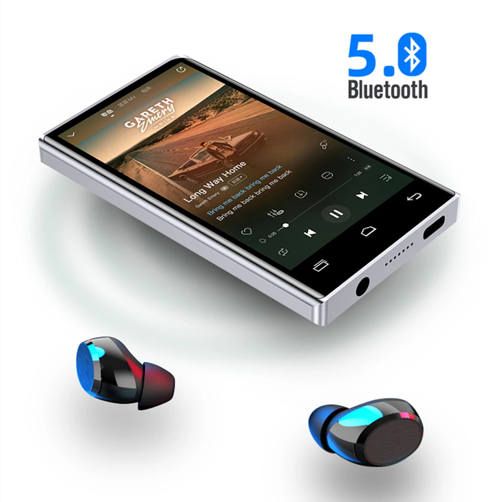 5 0 MP5 плеер Bluetooth-совместимый 4 дюймов полный сенсорный экран FM Запись радио Электронная книга MP4 MP3
