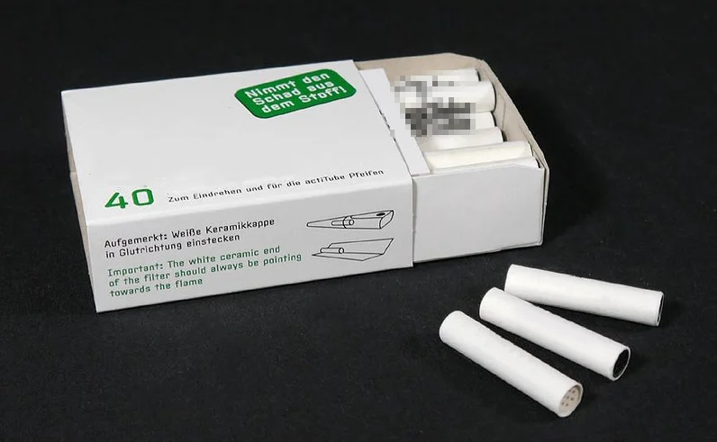 
Wholesale Charcoal Ceramic Cigarette Filters Activated Carbon Smoke Filter with customized size and packages 