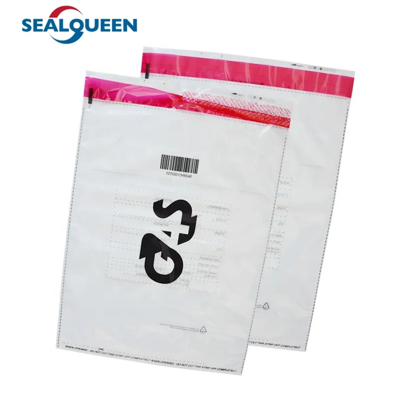 Customs Police Use Secret Evidence Locking Bags Self Adhesive Packaging Bag