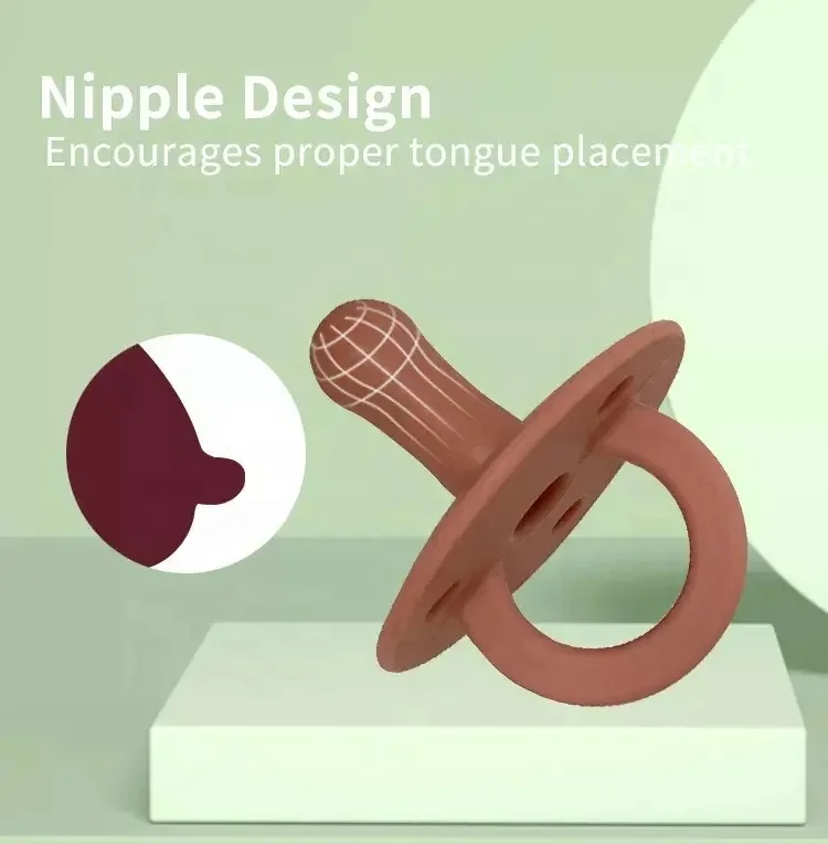 Wholesale popular New 100% Food Grade Silicone Baby Molar Pacifier Baby Non-toxic Pacifier Baby Products