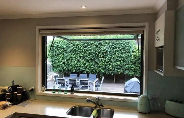 Germany Smart Motorized Smooth Vertical Sliding Window Aluminum Guillotine Window Automatic Window