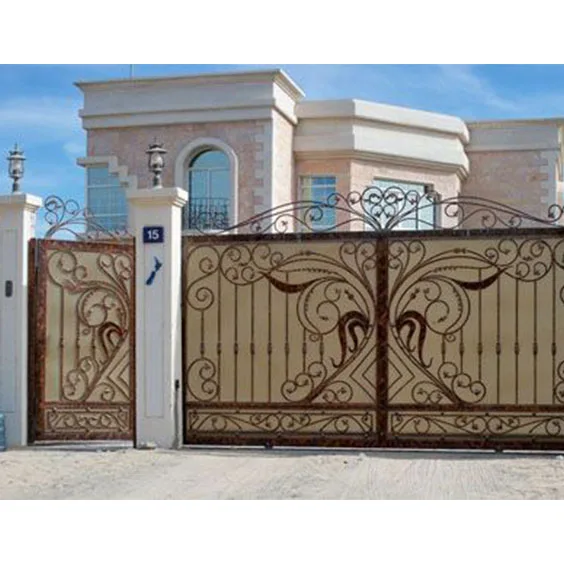 aluminum Side Gates Decorative aluminum Gate Accessories Latest Main Gate Design with  Swing Gate Opener