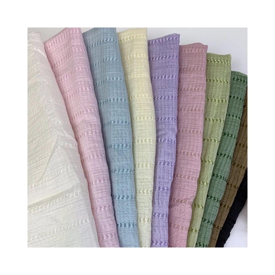 Tencel and nylon lantern strip breathable hollow striped mesh soft and non-elastic for clothing