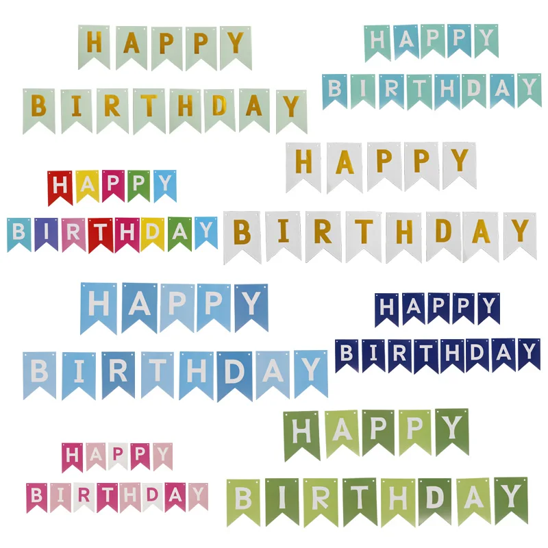 Баннер на день рождения 17*12 см, украшение для детского дня рождения, воздушные шары, принадлежности для празднования вечеринки, украшения