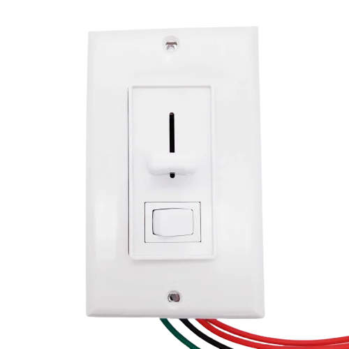 Hot Sale Max 600W 3-Way panel mounting Wall Slide Dimmer with on off rocker switch