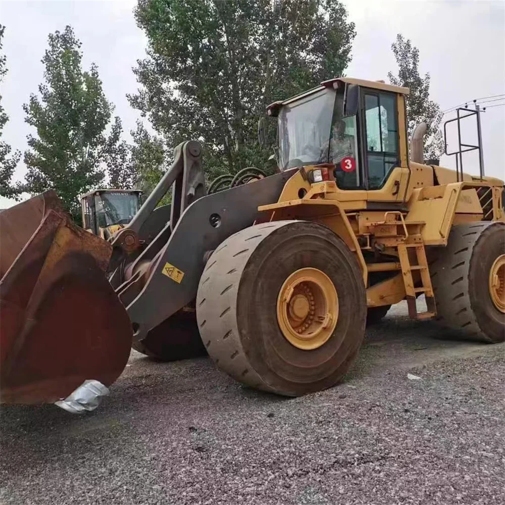 Cheap Price Good Condition Used Volvo Front Loader 220 Wheel Loader in stock for sale
