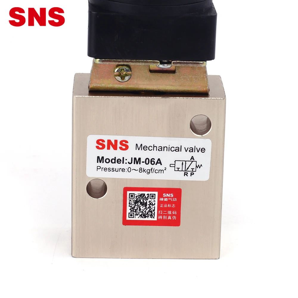 SNS JM series  High quality air pneumatic hand switch control mechanical valves