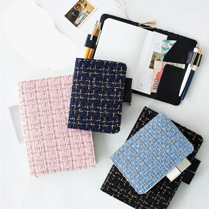 Imitation knit design synthetic leather Macaron color faux leather PVC printed leatherette for Makeup bag ,phone case
