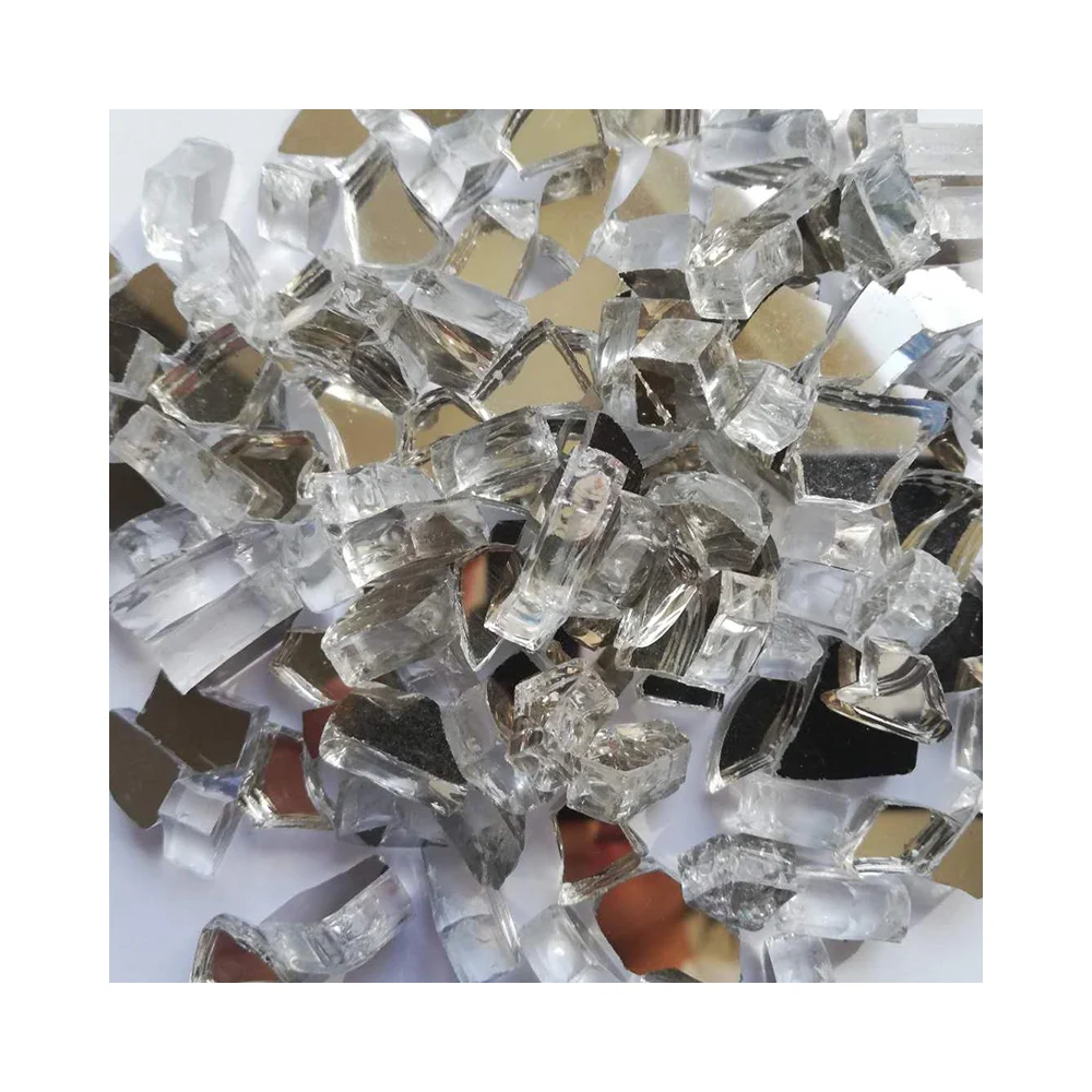 Factory Supply Tempered Broken Fire Glass