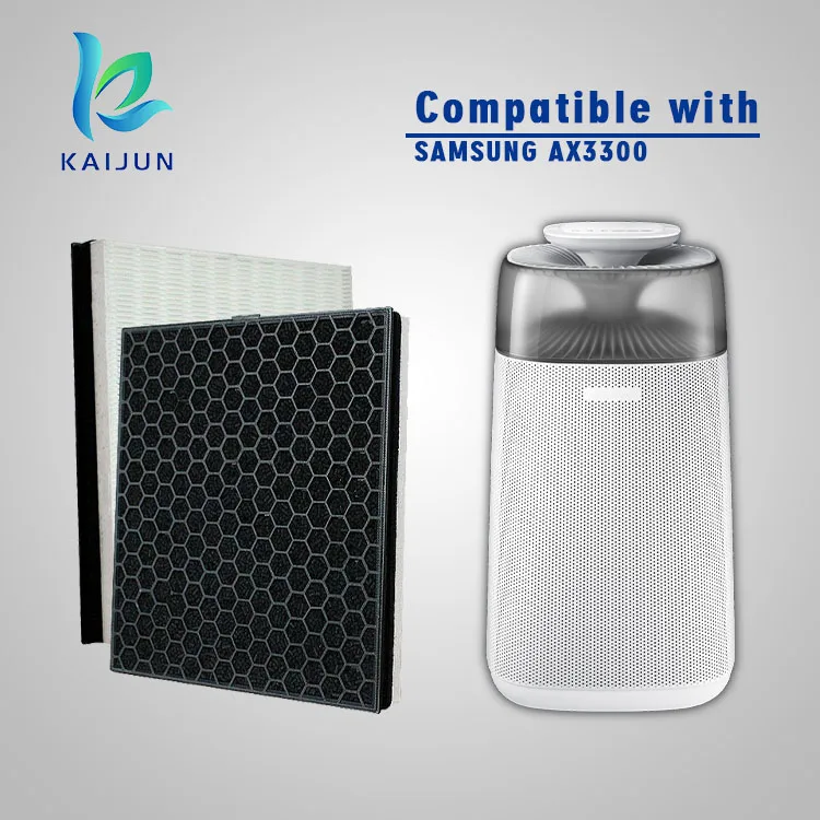 High flow hepa filter activated carbon filter for samsung air purifier cfx-c100 ax3300 ax40r3030 ax34r3020