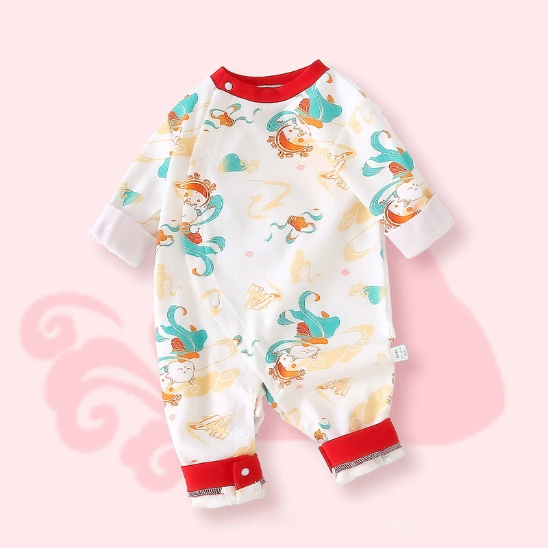 Jumpsuit Newborns Romper Sleeves Long New Arrival Baby Organic Cotton New Cute Animals 100% Cotton Pajamas For Boys And Girls