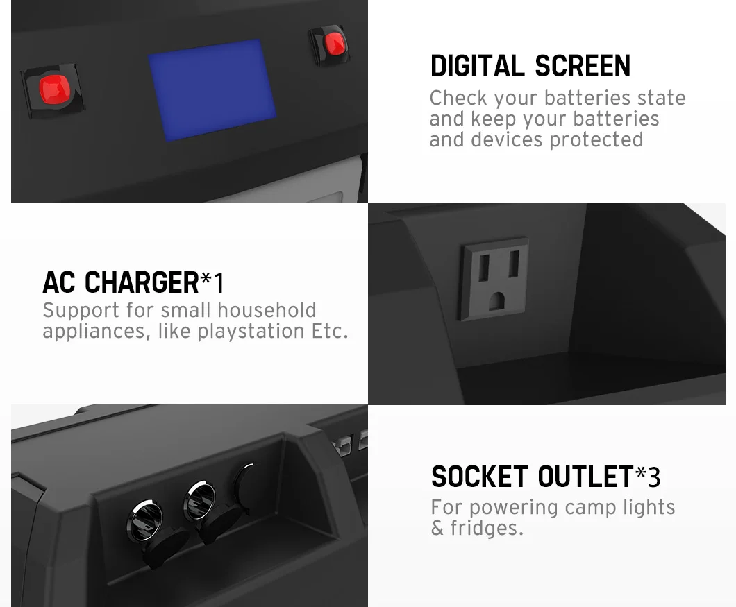 
Smart Battery box with for AGM battery LiFePO4 battery 