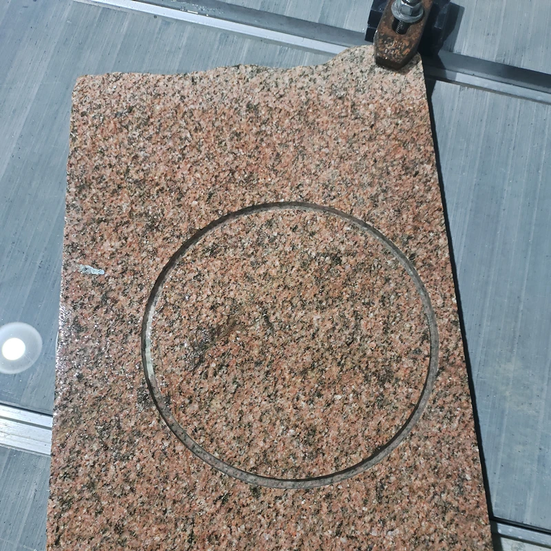 Multifunctional easy operation granite marble quartz artificial stone bridge saw 5 axis cnc cutting machine with milling cutter