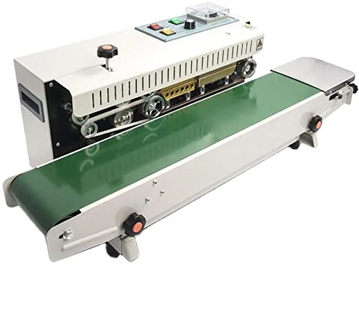 Portable Mini Soild Ink Continuous Horizontal Band Sealing Machine for envelope