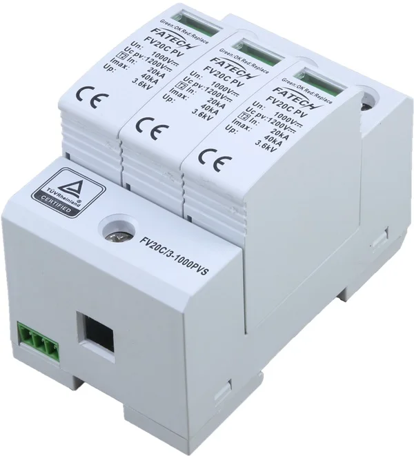 TUV certified PV system remote signaling contact  Surge Arrester