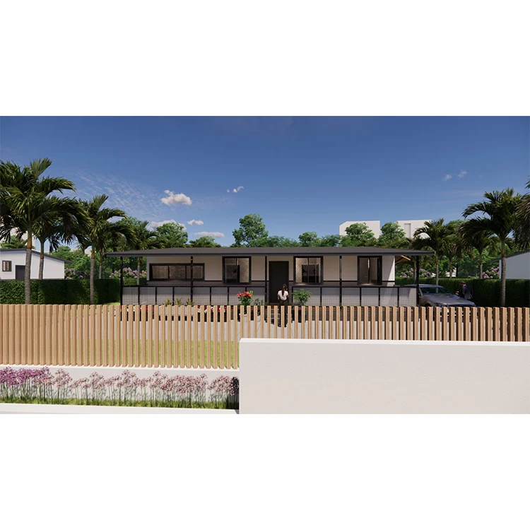 OYYF  Camp Home Villas Three Room Flat Pack Prefab Container House  portable office