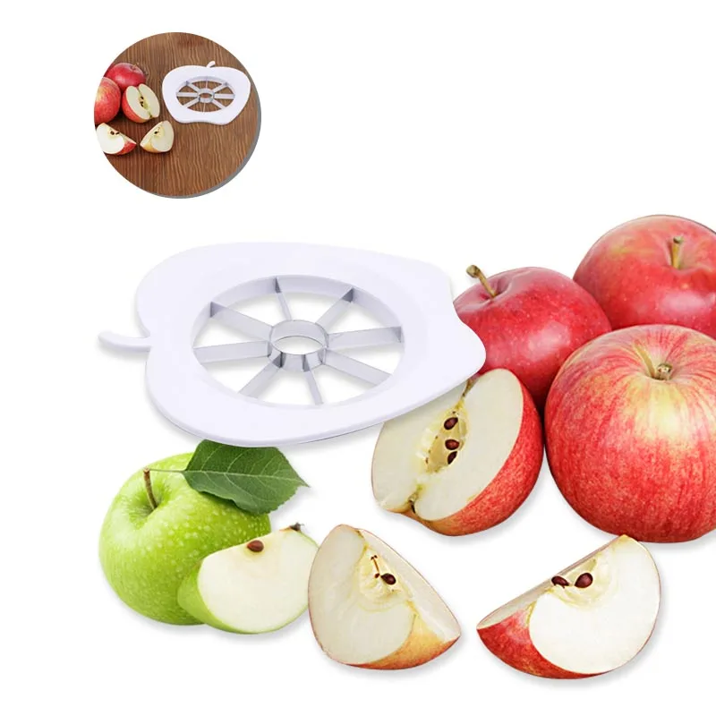 Amazon Hot Sale High Quality Stainless Steel Apple Corer 8 Blades 6 Inch Apple Slicer Pear Cutter