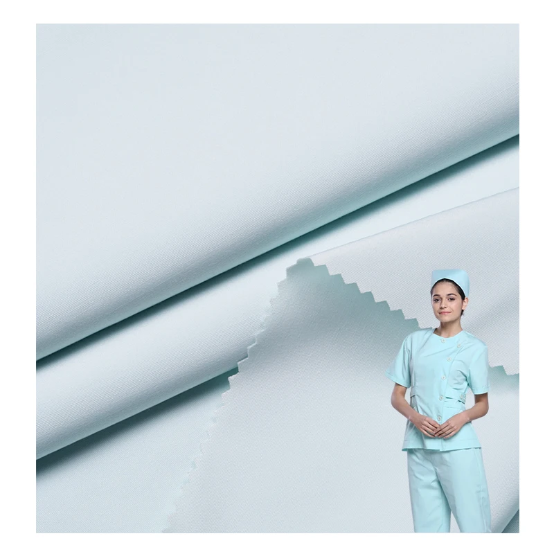 Hot Style TC 80/20 medical scrubs  Fabric Anti Chlorine Medical Uniform Fabric for Hospital Waterproof