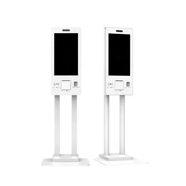 Payment Kiosk 21.5 Inch Touch Screen Fast Food Restaurant Self Service Order Kiosk Pos System Self Pay Machine