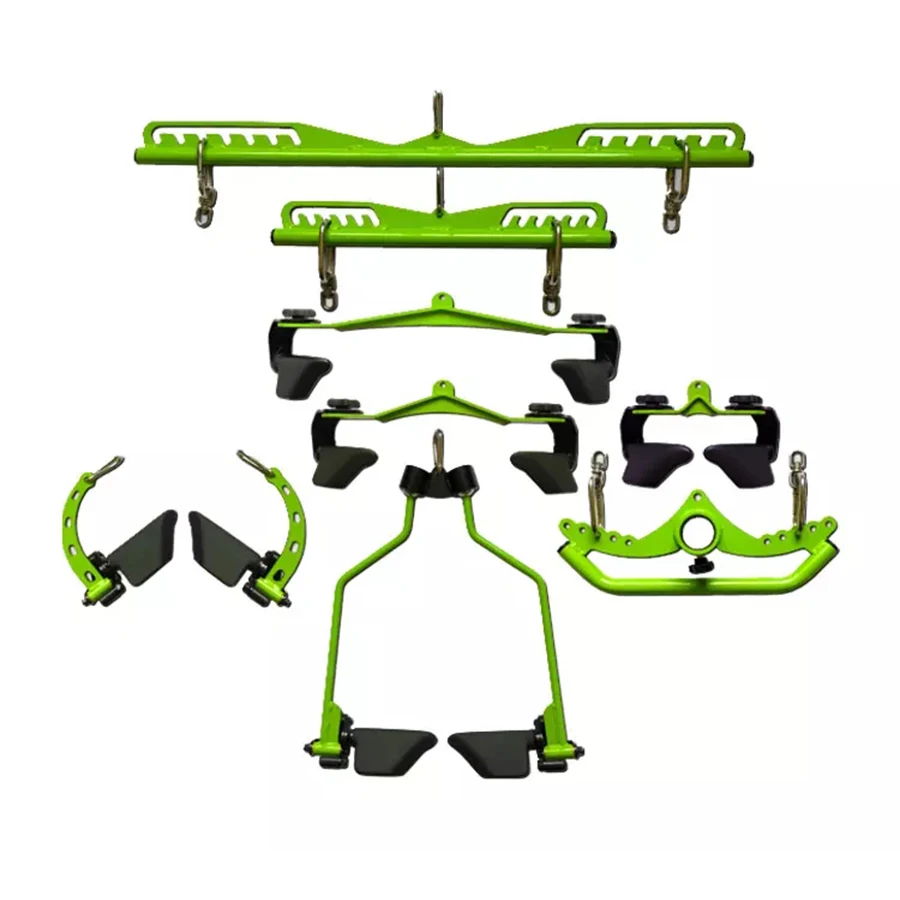 Home Gym Fitness Spreader Bar Multi-Grip Wide lat pull down bar neutral grip Long Bar for Cable Pulley System Machine T-bar Row